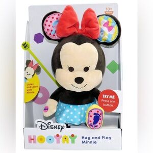 Disney Talking Minnie Mouse Plush 15" Learn and Play Interactive Musical Plush